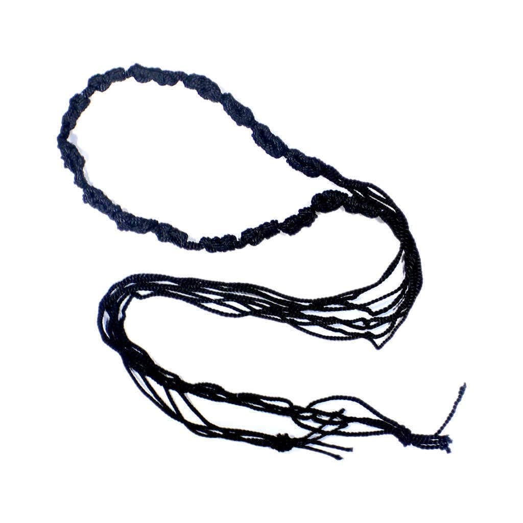 pmw Unisex - Kasi Taadu - Kaasi Daaram - Buri Nazar Battu - Kala Dhaga For Hand - 10 Handmade Black Thread Kalava Raksha Sutra - 4 Silk Strings - Energized Evil Eye Protection Anklets