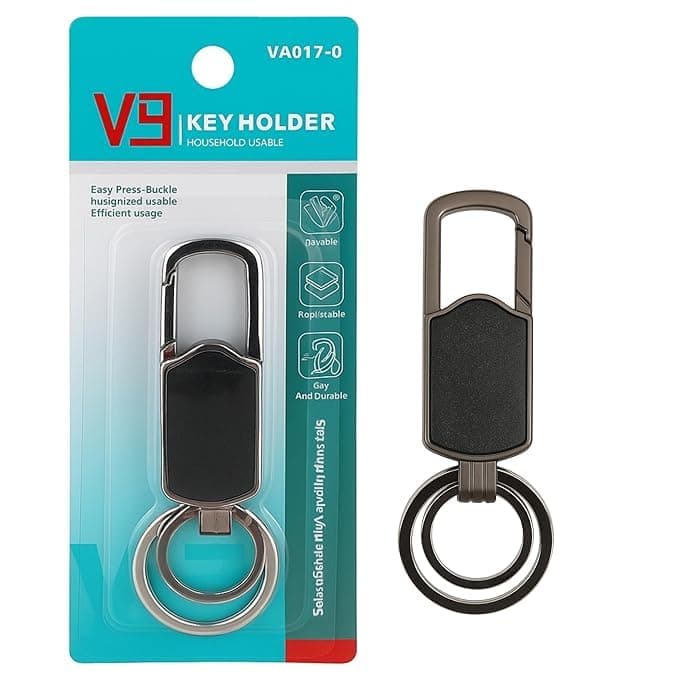 Metal Keychain for Car & Bike Keys – Durable Key Ring for Men & Women, Lightweight Premium Key Holder Gift Accessory (Multi-color)
