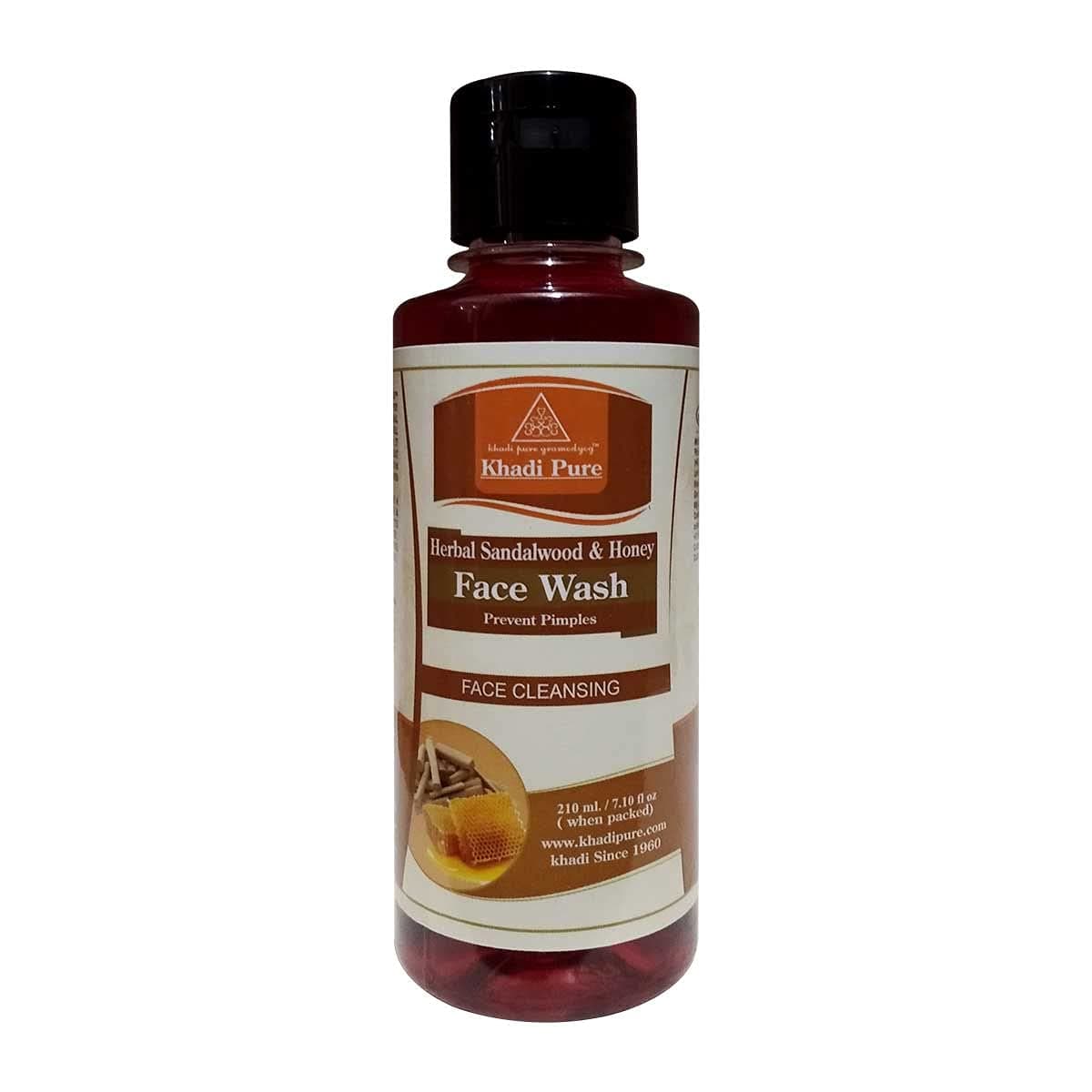 Khadi Pure Khadi Pure Herbal Sandalwood Honey Face Wash 210 Ml