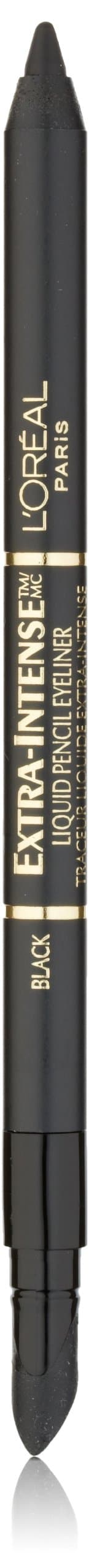 L'OREAL PARIS Matte Extra-Intense Liquid Pencil Eyeliner, Black, 0.03 Ounces