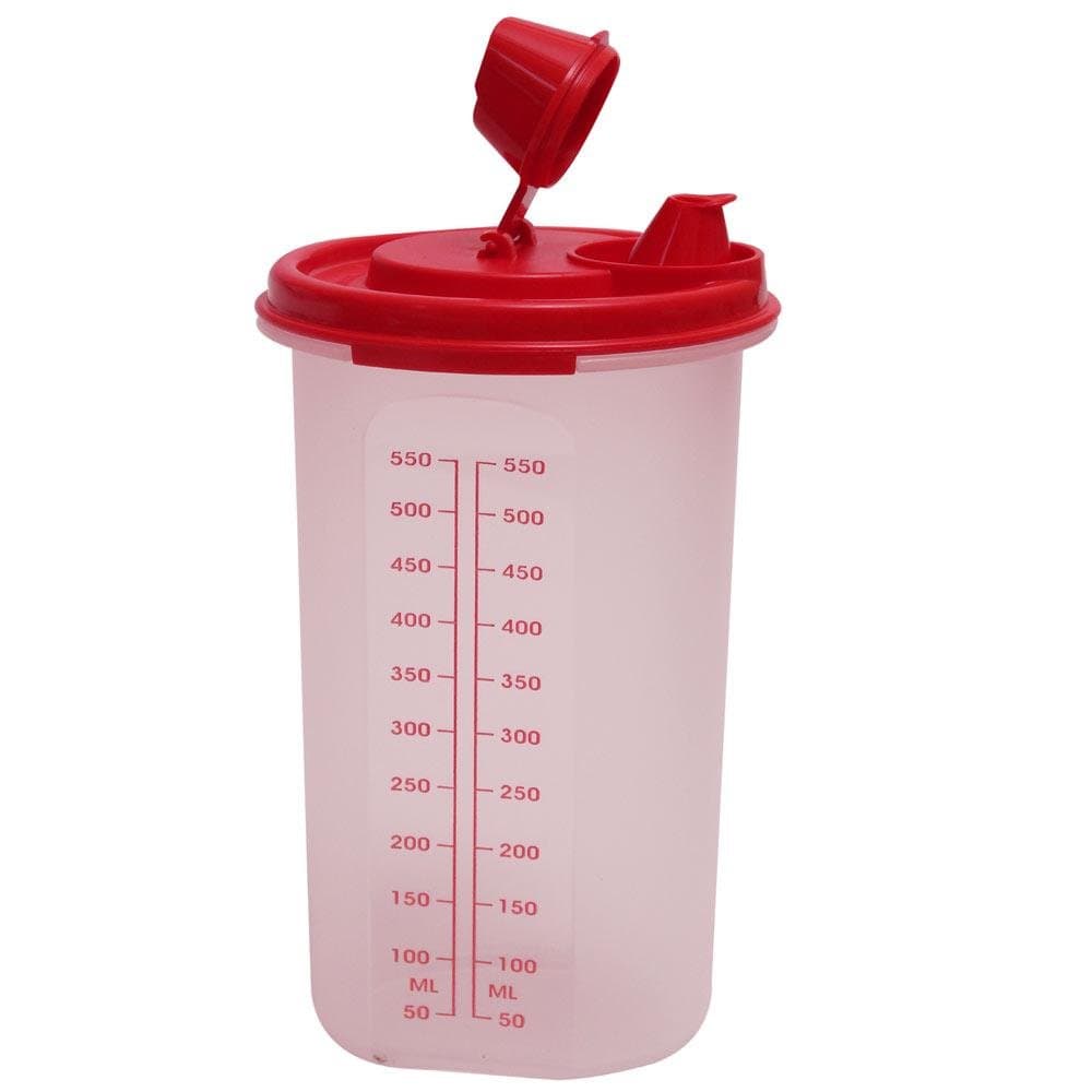 Tupperware Polypropylene Midi Magic Flow 650 Ml, Red