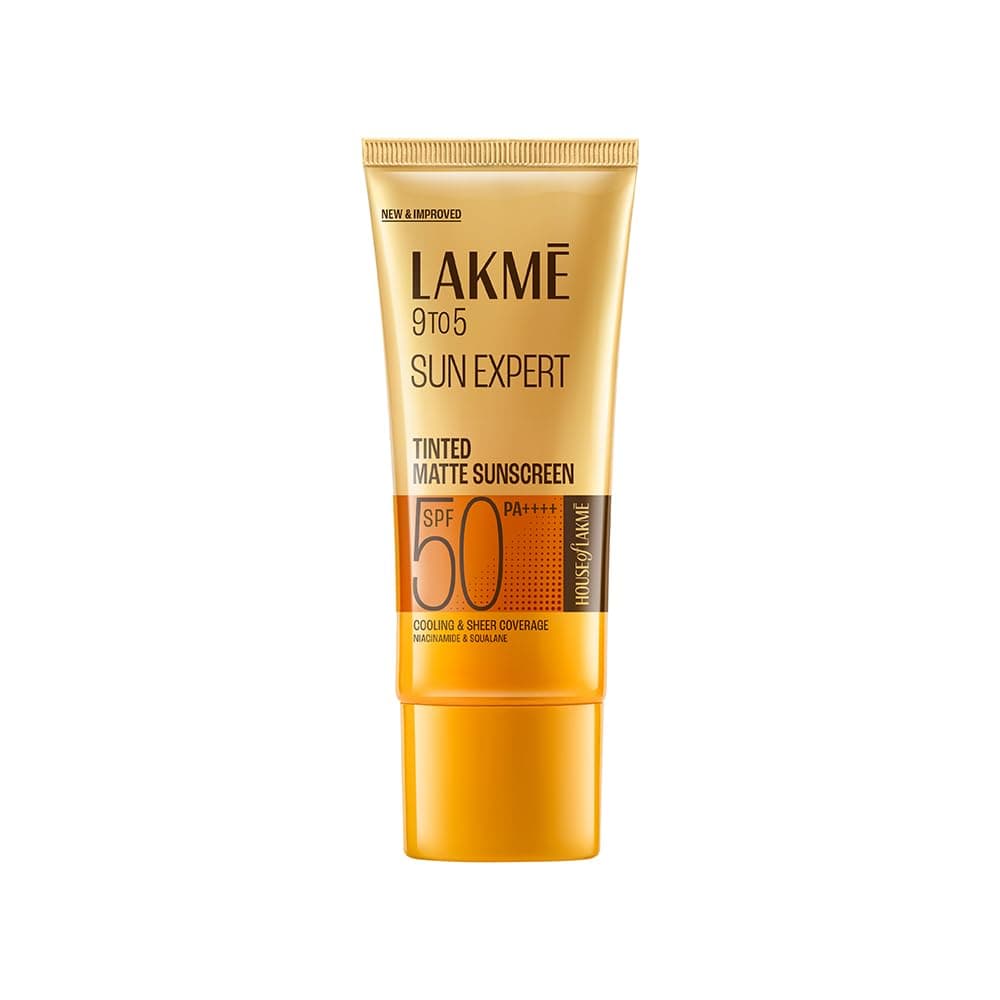 Lakme Tinted Sunscreen with Niacinamide for Even Toned Skin,SPF 50 PA+++,In-Vivo tested,With New-Age UV Filters,Boosts Glow,Reduces Dullness & Dark Spots 100 ml