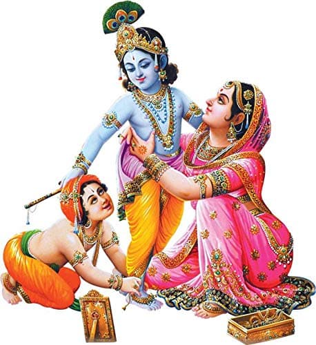 Rangoli Vinyl Religious Wall Sticker Multicolour Vinyl Medium Size 40cm or 50 cm Pack of 1 Sticker, Standard