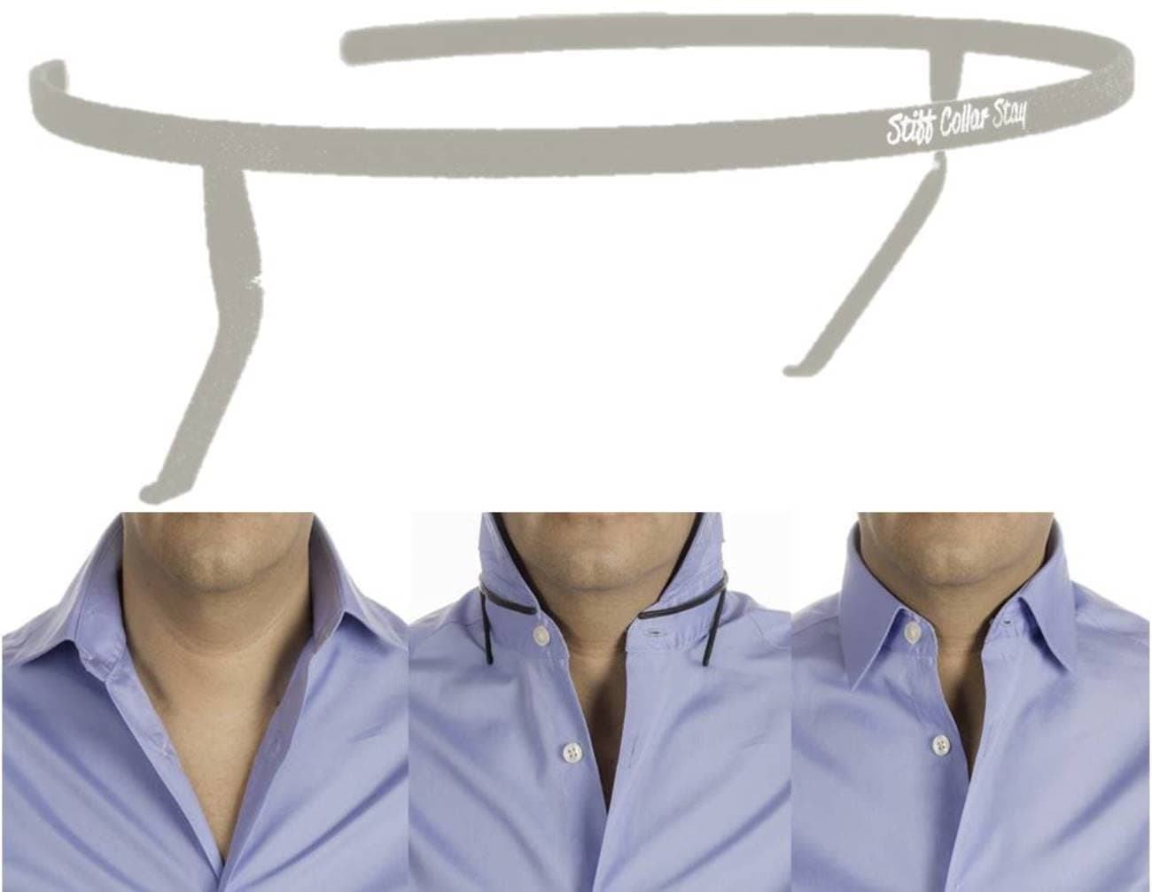 THE ORIGINAL Collar Support | Collar Stays & Placket Stays (SELECT YOUR SHIRT COLLAR SIZE) size 16 Light