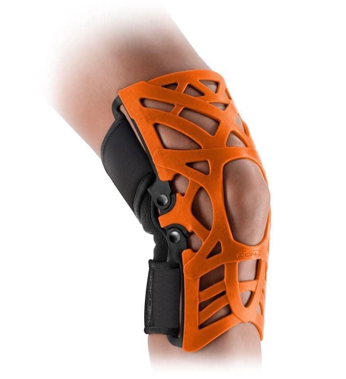 DonJoy Reaction WEB Knee Support Brace with Compression Undersleeve: Red, X-Large/XX-Large
