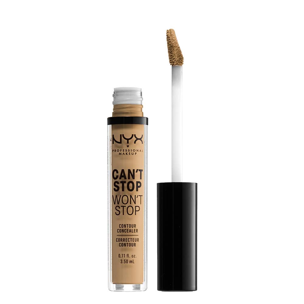 NYX PROFESSIONAL MAKEUP Can't Stop Won't Stop Contour Concealer, Beige, 0.11 Ounce