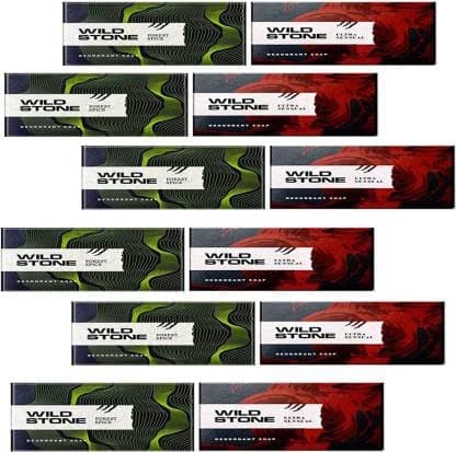 Wild Stone 125 g 6 Forest Spice 6 Ultra Sexual soap (12 x 125 g)