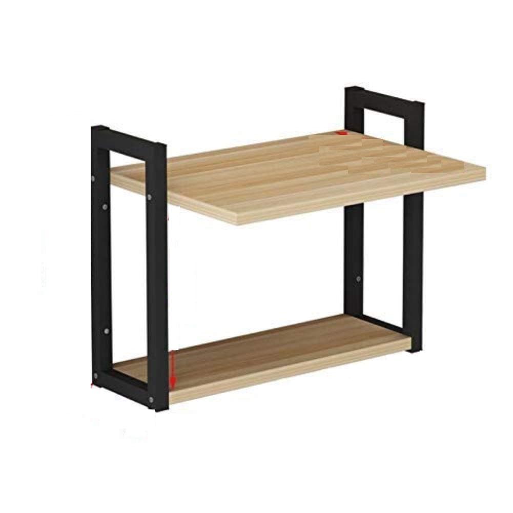 indian decor. 32200 standard shelves kitchen shelf/microwave rack/wall mount/metal rack/kitchen supplies storage shelf - white frame - mdf wood