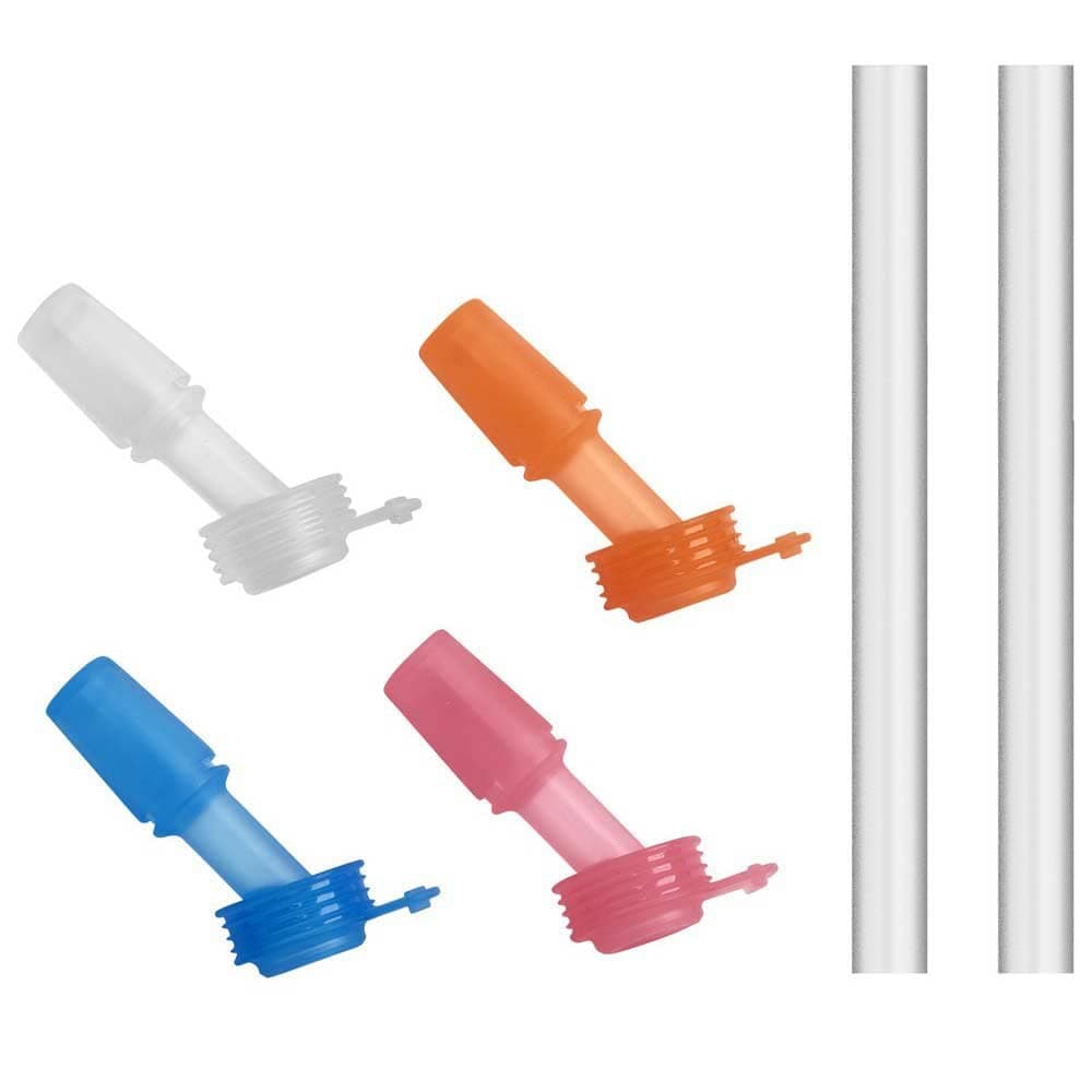 CamelBak eddy+ Kids 4-pack, Bite Valve & Straws, Multi Color
