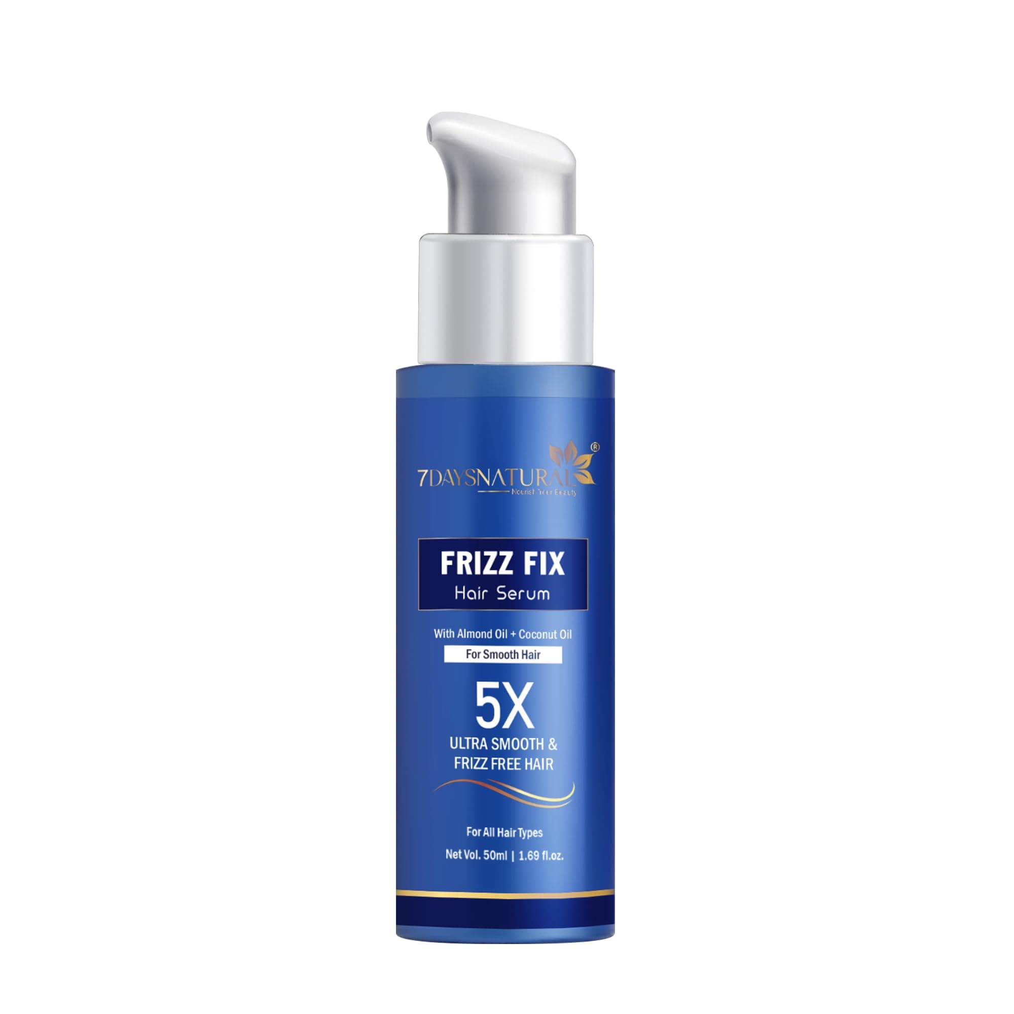 7DAYSNATURAL Hair Serum with Hair Complex for Frizz & Breakage Reduction for men & women - 50 ml