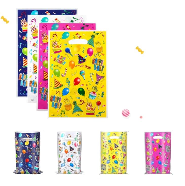 ZIBUYU® 40PC Gift Bags Small Size, Return Gifts for Birthday Goodie Bags