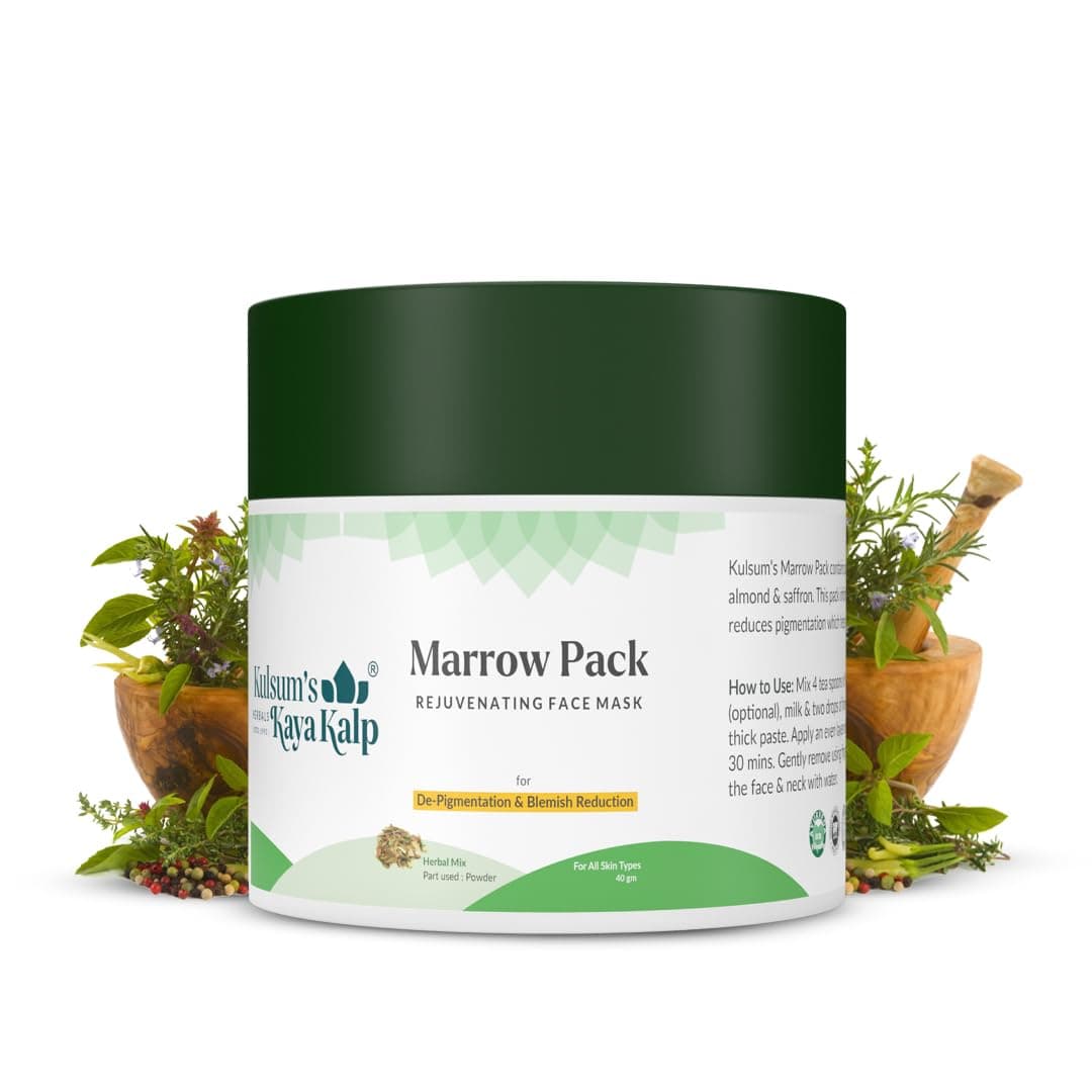 Kulsum's Kaya Kalp Marrow Pack for Pigmentation & Dark Spots, 40 g