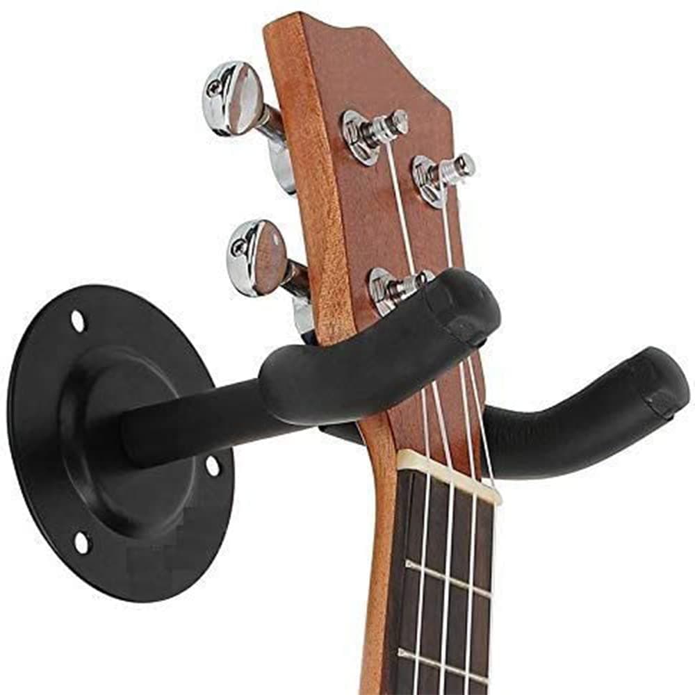 SOUVENIR Guitar Hanger for Acoustic, Bass, Electric, and Ukulele - Wall Mount/Holder/Hook/Stand/Rack With Fittings/Accessories