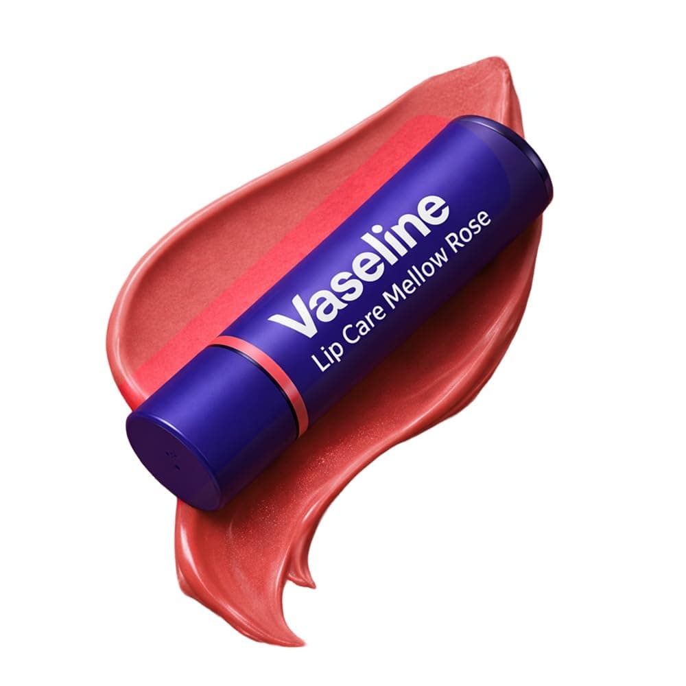 Vaseline Lip Care | Colour+Care Mellow Rose Tinted Lip Balm Stick | up to 24Hr* moisturization | with manuka honey | 3g