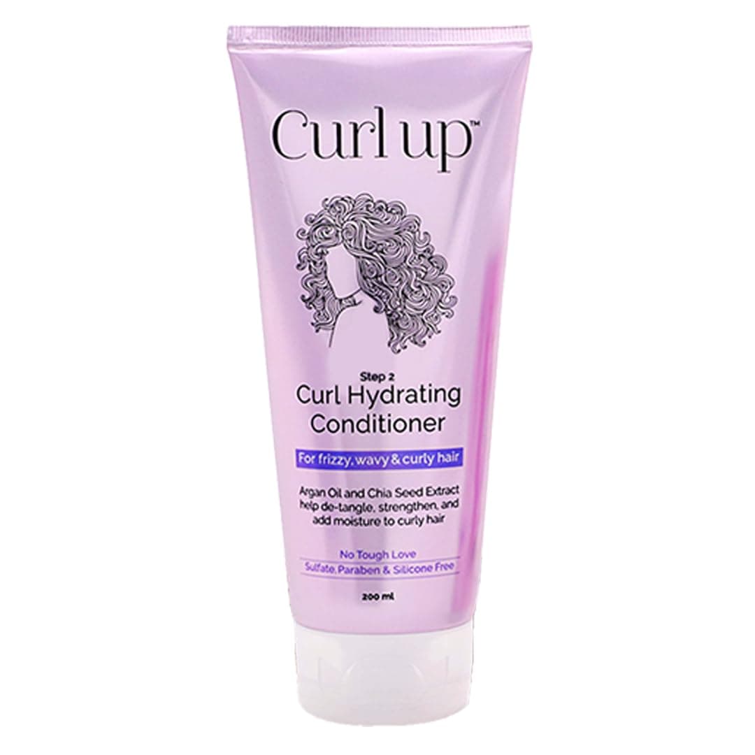 Curl Up Curl Hydrating Conditioner | For Frizzy, Wavy & Curly Hair | Sulphate Paraben & Silicone Free - 200 ML