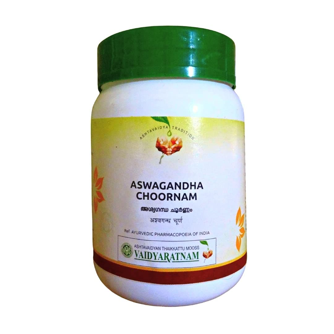 ASHWAGANDHA CHOORNAM, Pack of 2 (100g each) | Vaidyaratnam | Ayurvenue.com