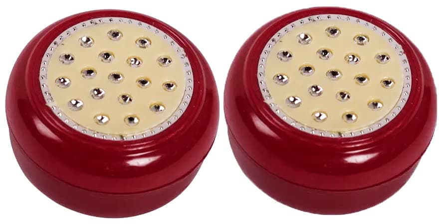 Ghelonadi Organic Sindoor Powder Sindur Bindi For Women And Girls Forehead Wedding Festivals Red_Color Pack of 2