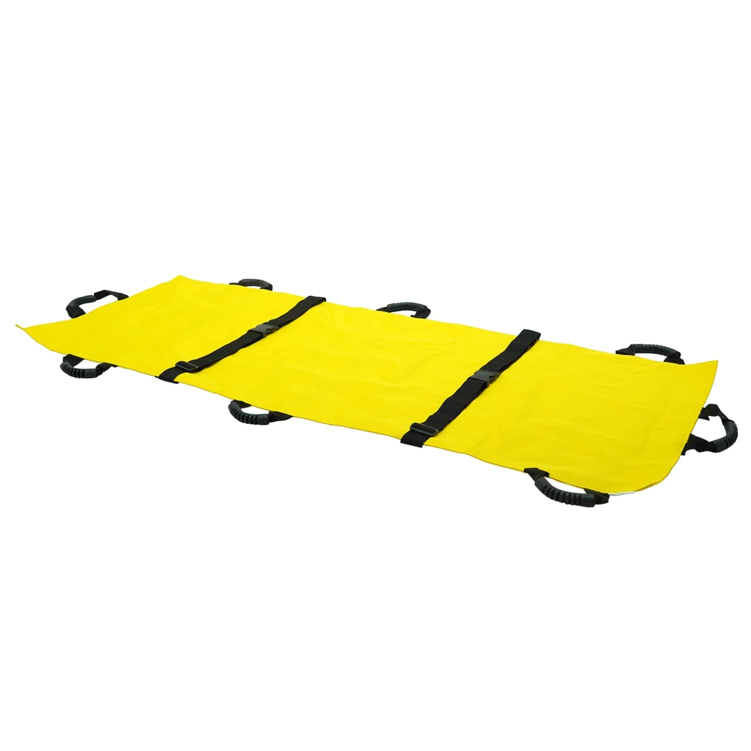 KosmoCare Double Layered Heavy Duty Foldable Soft Stretcher - with Belts, Patient Transport Stretcher with Handle & Carrying Case, Emergency Medical Portable Stretcher