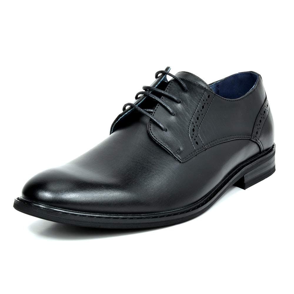 Bruno Marc Men's Dress Classic Comfort Oxfords Shoes, Black, 8.5