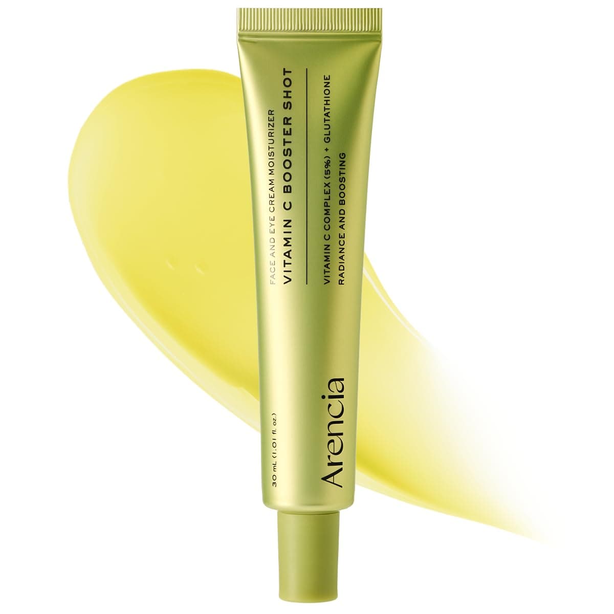 Arencia Vitamin C Booster Shot, 5% Dual Vitamin C + Glutathione Serum for Dark Spot Care