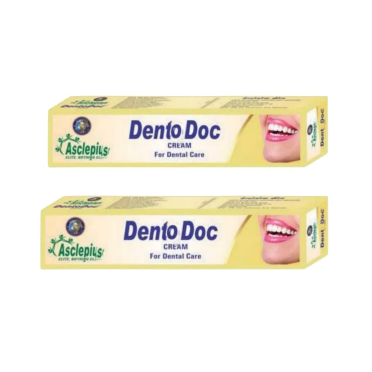 ASCLEPIUS WELLNESS Dentodoc Cream Oral Care Solution for Bleeding Gums, Sensitivity Relief, Enamel Strengthening, and Pain-Free Dental Health- 100 gm