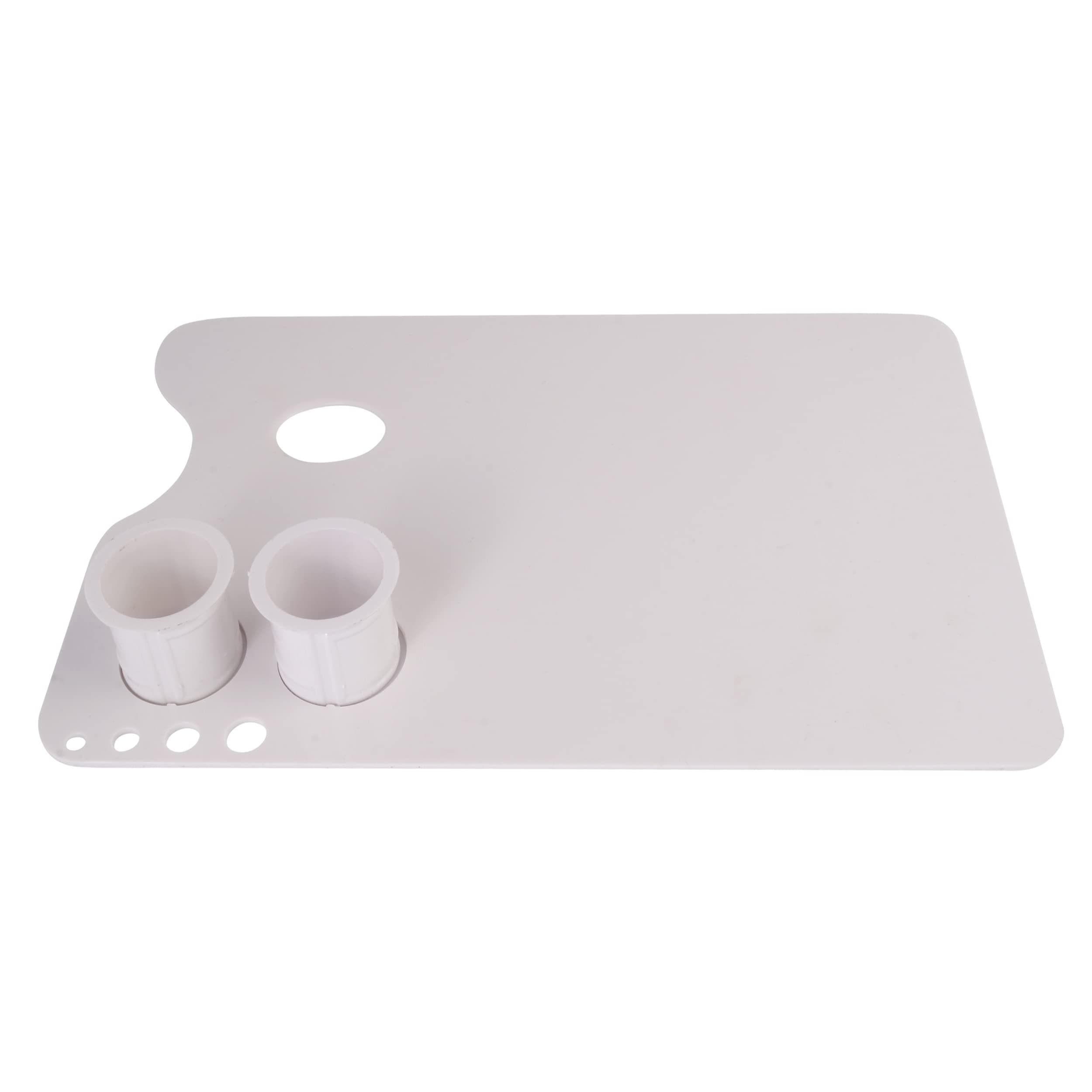 Amazon Brand - Umi Rectangle Shaped Painting Palette with 2 Dippers