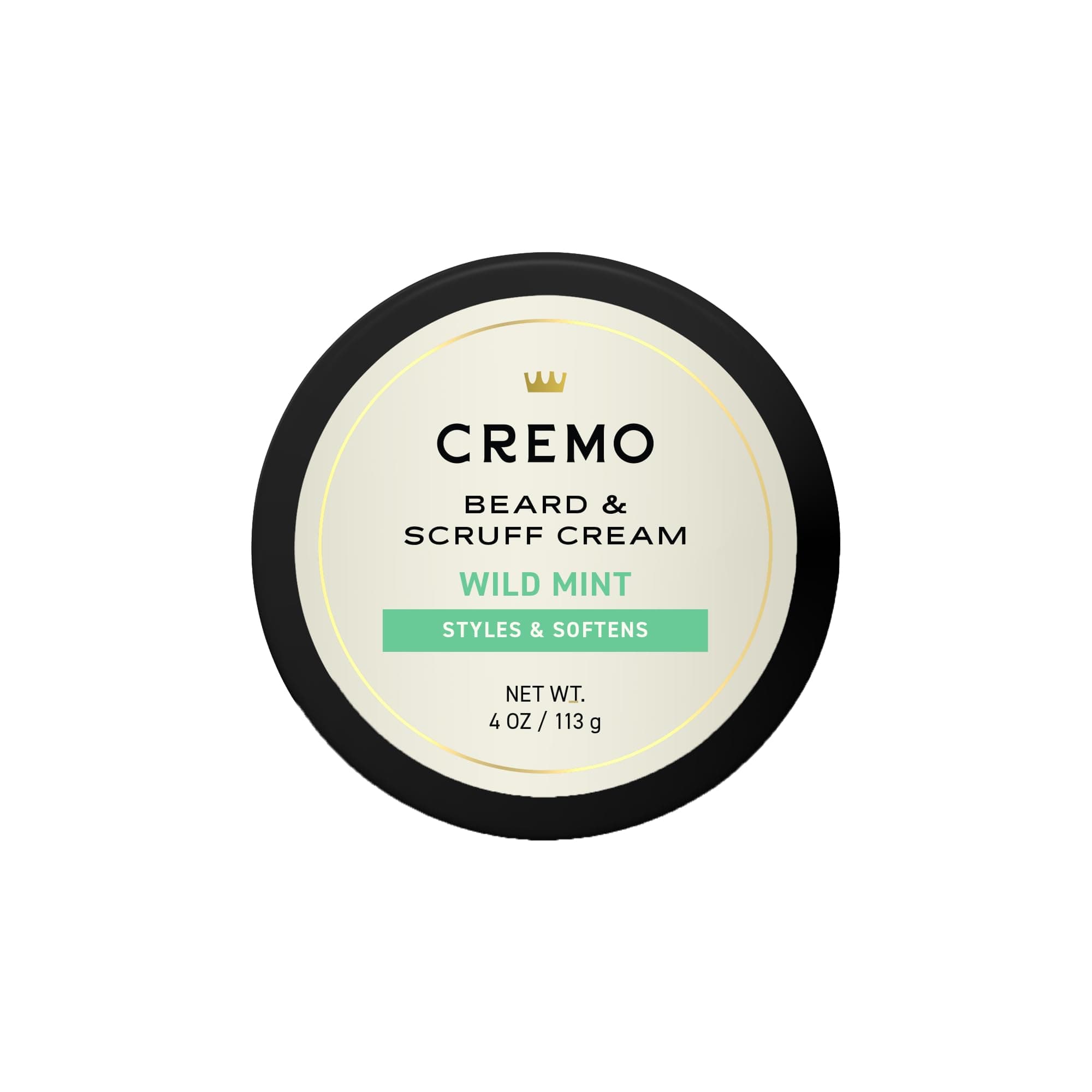 Cremo Beard & Scruff Cream, Astonishingly Superior, Best for all Lengths of Facial Hair, 4 oz Can