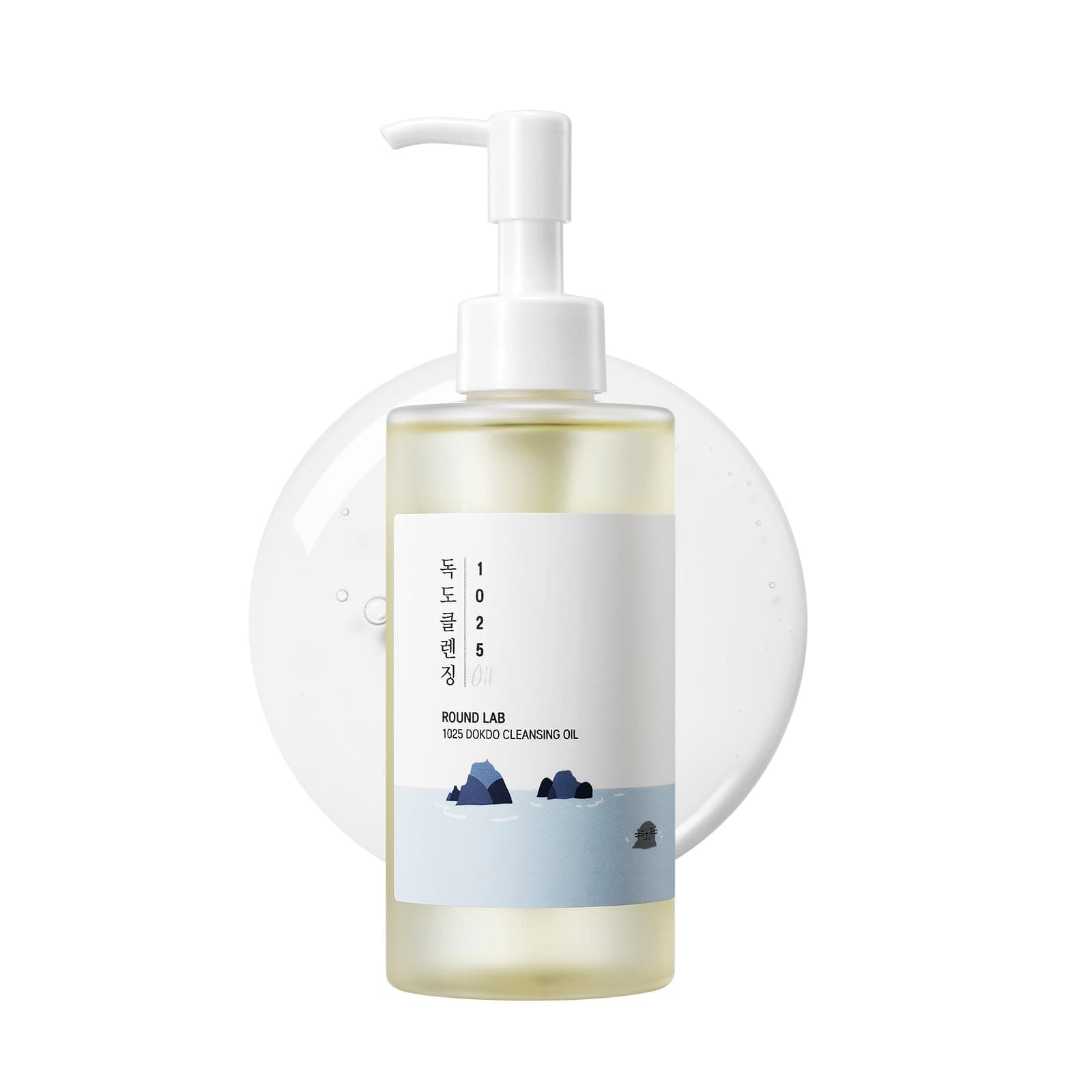 ROUND LAB 1025 Dokdo Cleansing Oil 200ml / Alcohol-Free, Blackhead Removal, Oil Cleansing