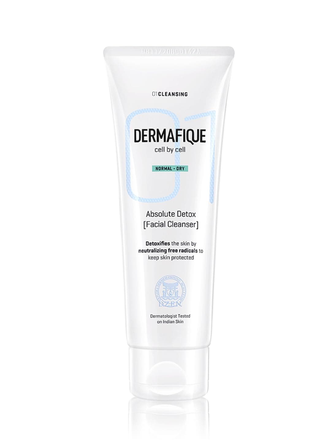 Dermafique Absolute Detox Facial Cleanser 100ml | Antioxidants fight Pollution, Preserve Barrier, Bio-Active Cellulose | Dry, Oily, Normal Skin Face Wash|Women & Men | Dermat Tested on Indian Skin