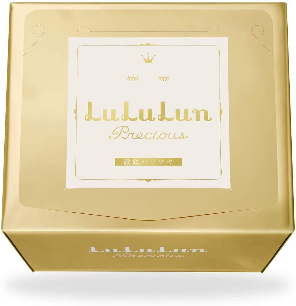 Renovated Face Mask, Lulululun Precious WHITE, 32 Sheets (Thoroughly Shiny Type)