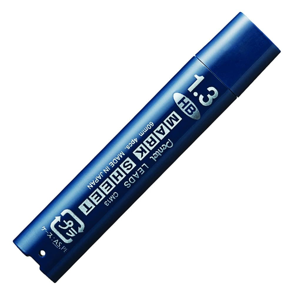 Pentel Mark Sheet Mechanical Pencil Refills, 0.05 inch (1.3 mm), HB, CM13-HB, 10 Pieces