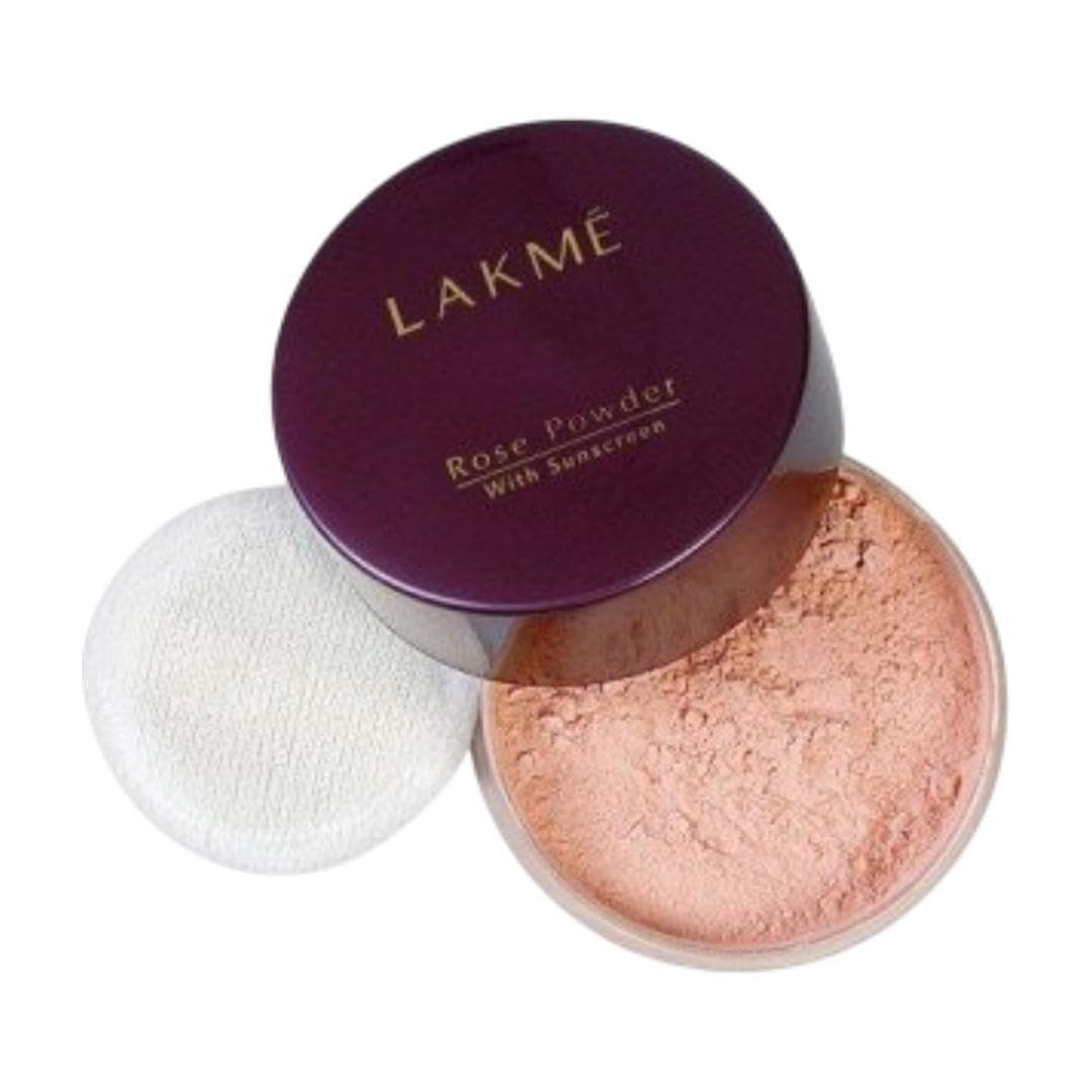 LAKMÉ Rose Powder Natural & Matte Finish For All Skins- Warm Pink 02 (40G) (Pack Of 2)