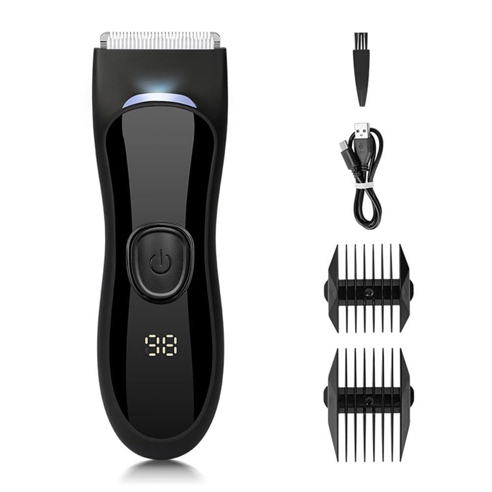 Knidaa Full Body Trimmer for Men - Beard, Body & Private Parts Grooming Kit | Skin-Safe, Waterproof, Precision Hair Cutting Machine | Clinically Tested for Sensitive Skin | All-in-One Trimmer | 120 Min Runtime | Gift for Men