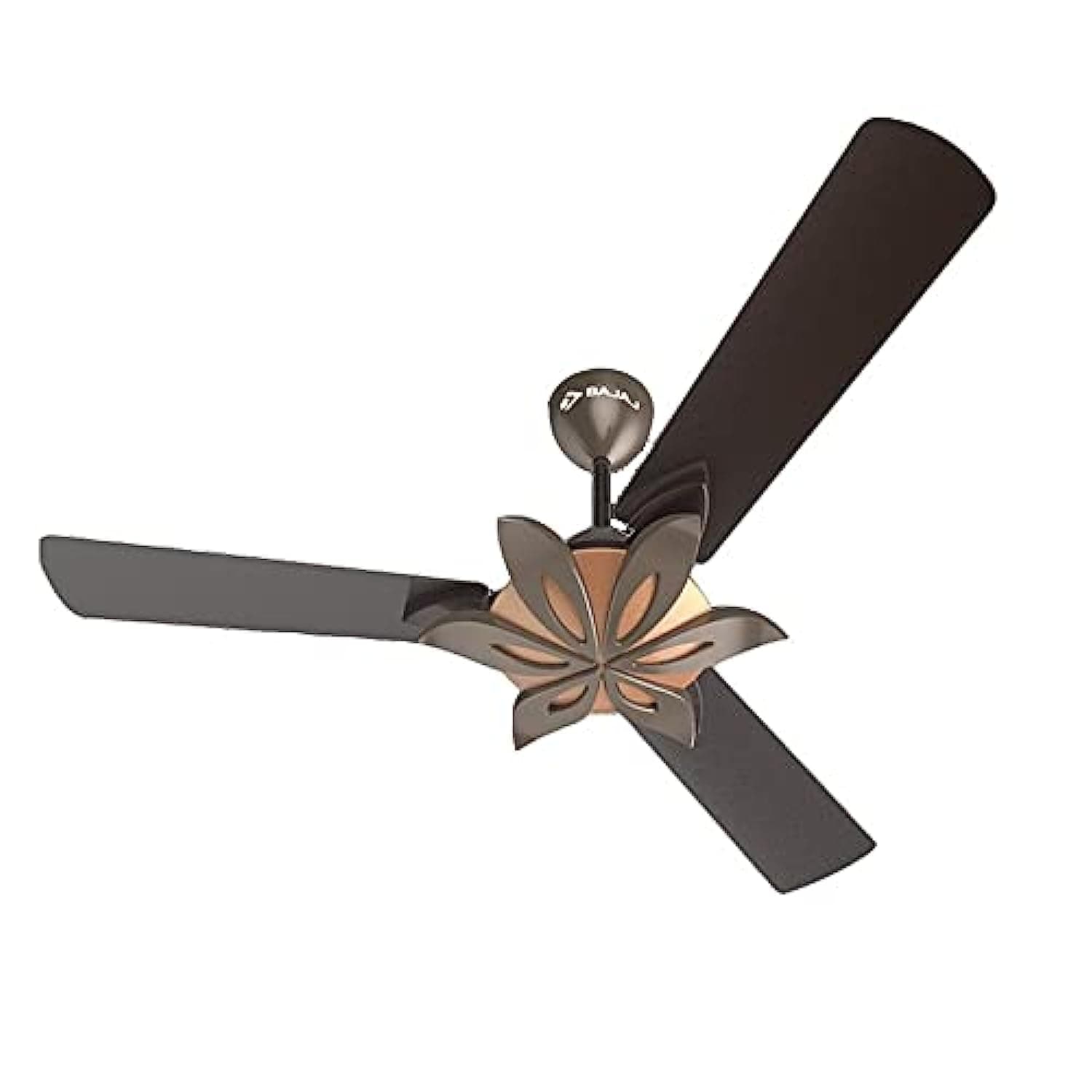 Bajaj Floweret AVAB 1200mm Full Aluminium Body Ceiling Fan With Anti-Bacterial Coating (Chocolate Brown), Regular