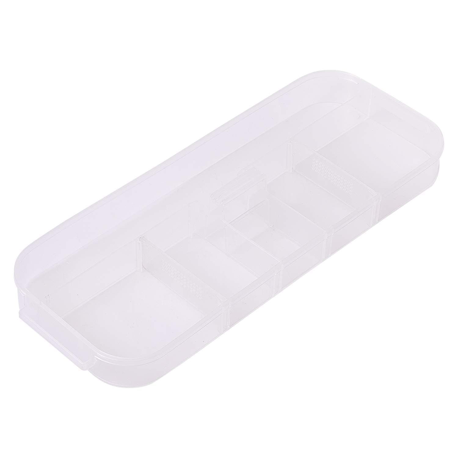 NOW & ZEN Multipurpose Plastic Handy Medical Storage Box with Removable Inner Tray and Carrying Handle