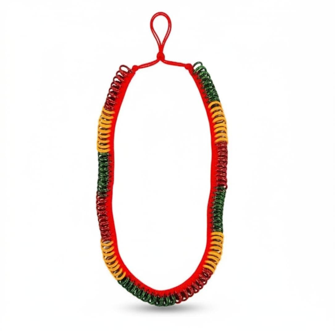 KAUSHEVA Red, yellow and Green Maata Chitti Gajulu for Navratri Puja | Small glass Bangles for Lakshmi Pooja | Durga Mata Pooja Bangles or chudi (108- Red, Yellow and Green)
