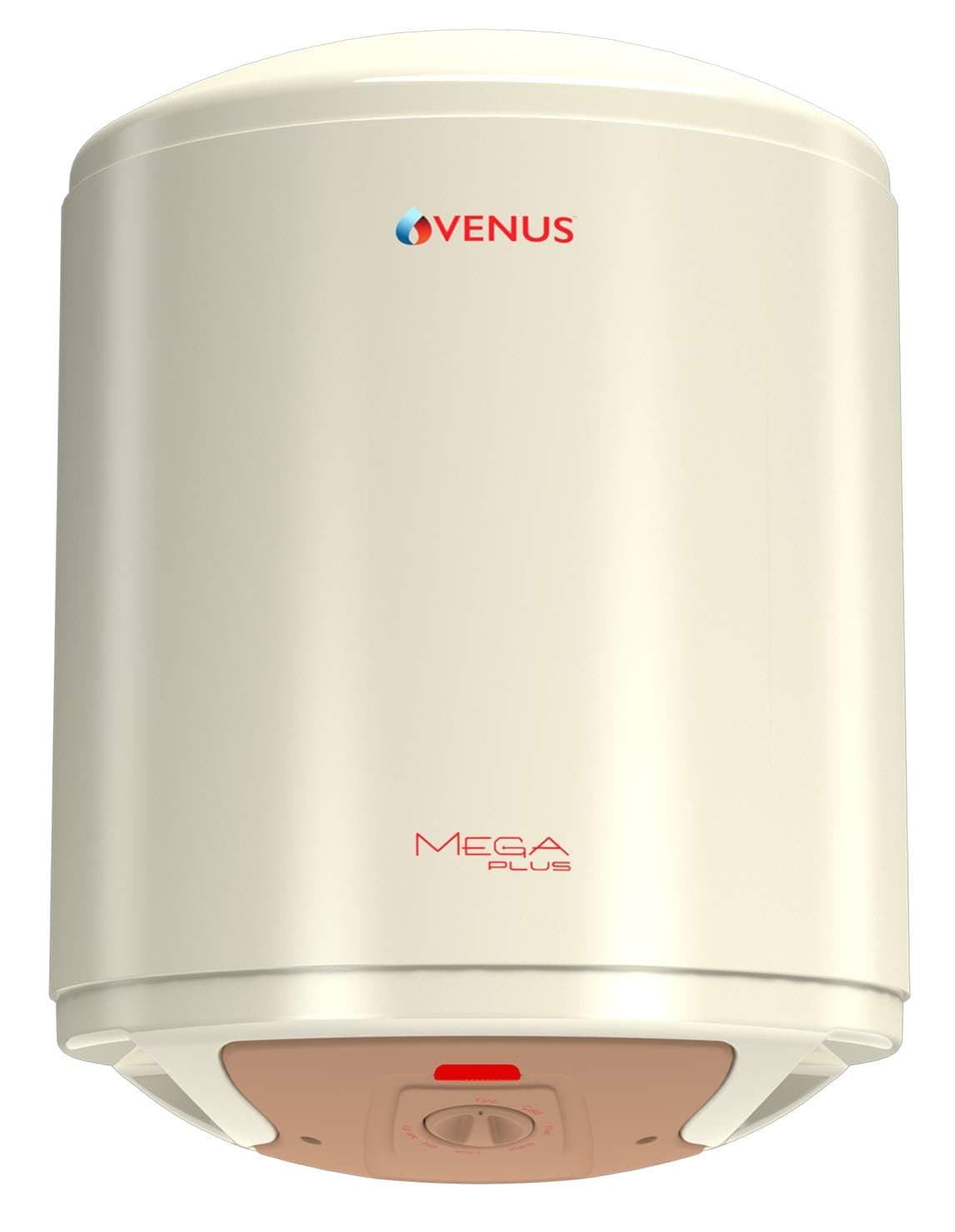 Venus MegaPlus Storage Geyser | Advanced Multi-Layered Safety | Porcelain Enamel Tank | 4-Star Rated | ISI | High-Rise Compatible | Hard Water Ready 15 ltr Water heater | Triple Safety | 8 BAR