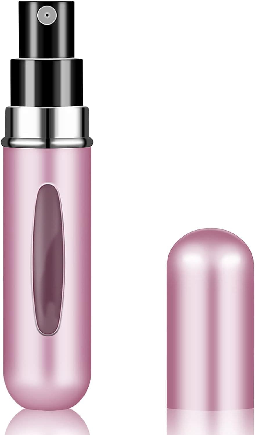 AKOAK 1 Pack 5ml Refillable Aluminum Perfume Bottle Portable Travel Cosmetics Sub-Bottle Mini Spray Bottle