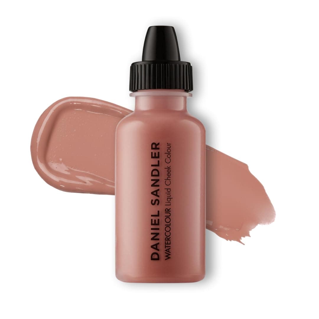 Daniel Sandler Watercolour Liquid Blush for Cheeks, Lips & Eyes Lightweight Formula - Caress