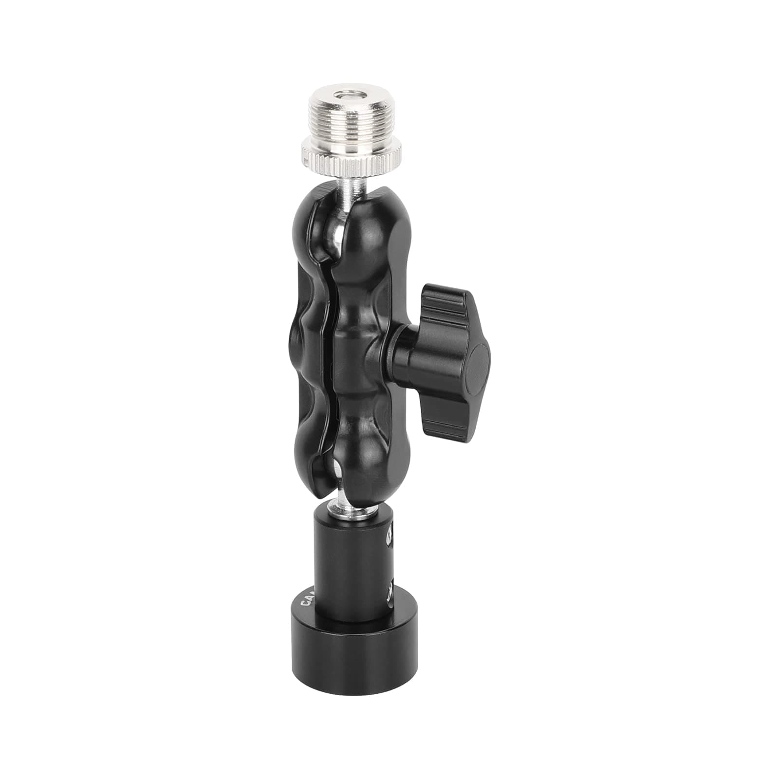 CAMVATE Mini Ball Head Microphone Mount with 5/8"-27 Male & Female Adapter