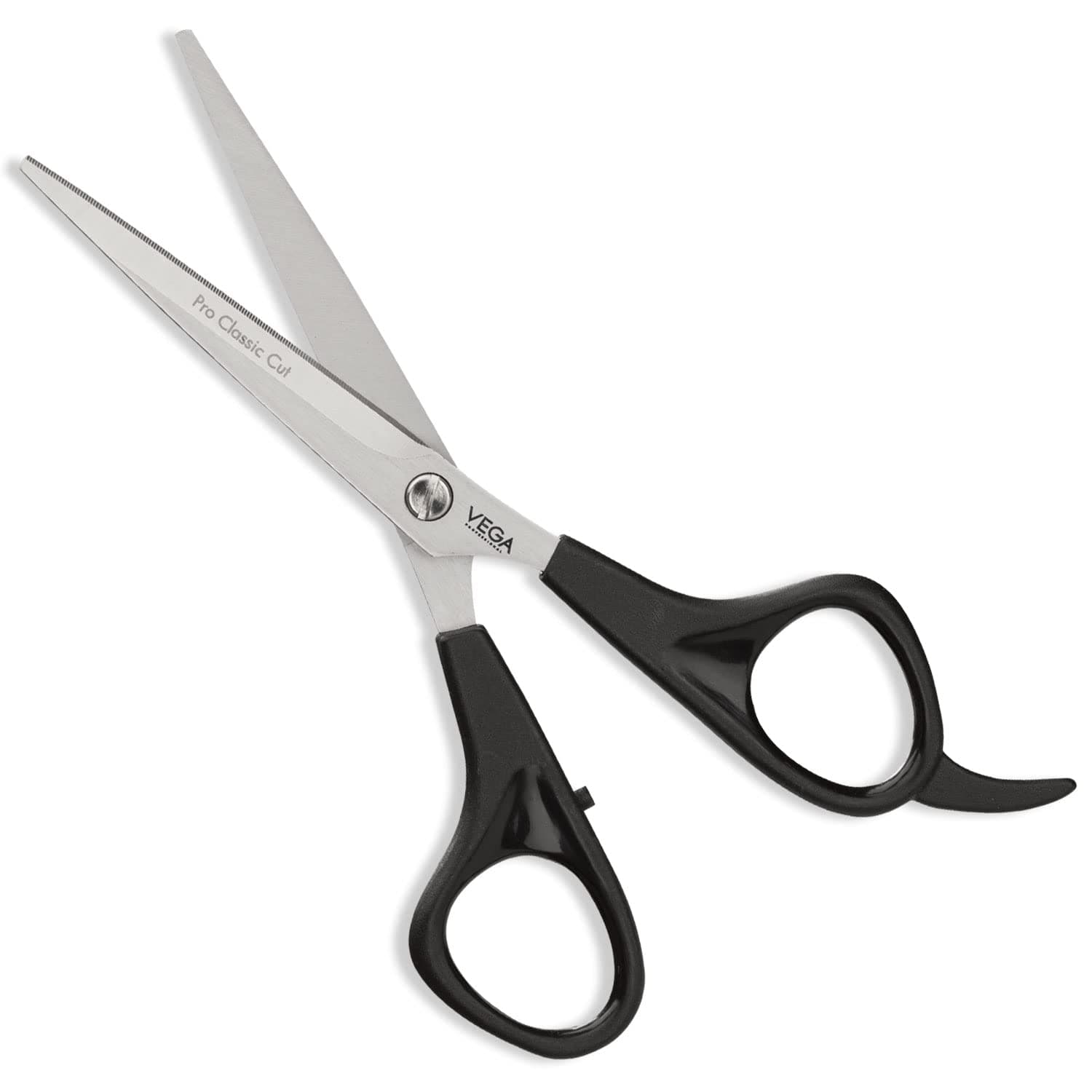 VEGA PROFESSIONAL Pro Classic Cut 6 Inch Hair Cutting Scissor | Academy Line Stainless Steel Professional Hairdressing Scissors for Salon, Barber & Home Use | Sharp Smooth Blades (VPVSC-31)