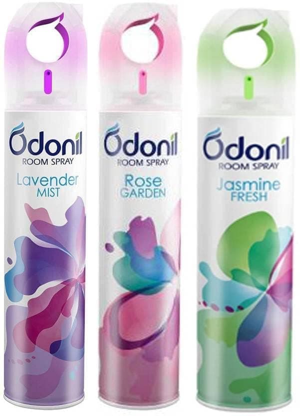 Odonil Special Room Freshner (Rose+Jasmine+Lavender) Combo Spray (3 X 150 Ml) - 450ML
