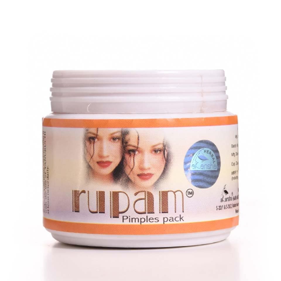 AKANSHA Rupam Ayurvedic Anti Pimple Face Pack, 50 Grams
