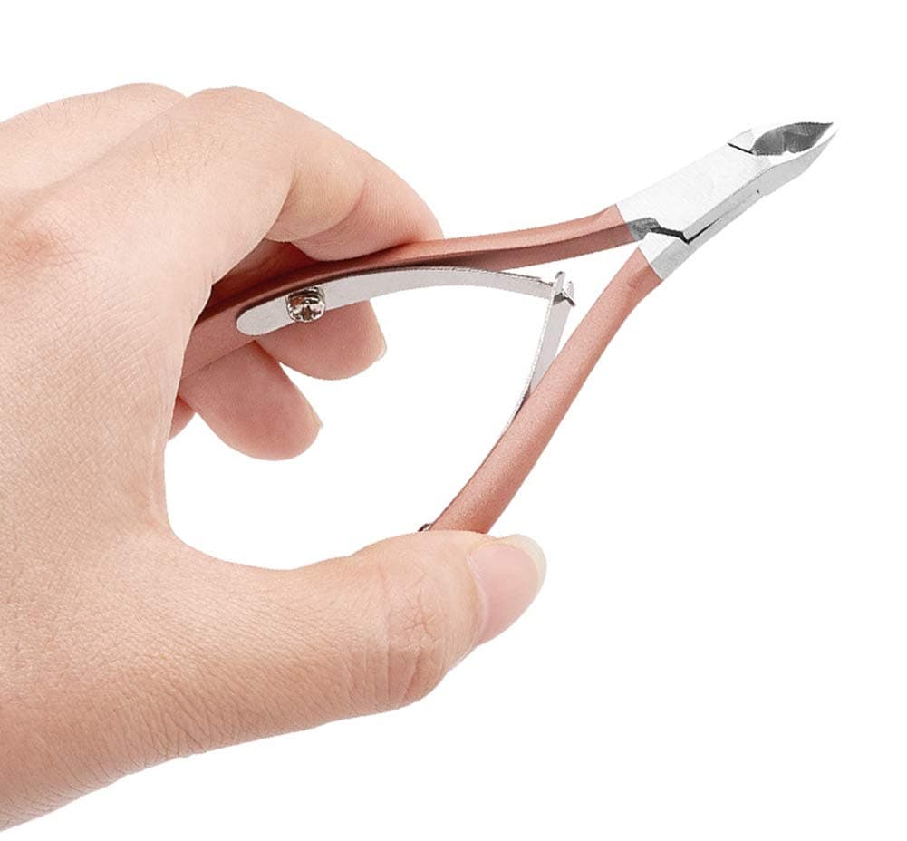 AKOAK 1 Pack Stainless Steel Dead Skin Pliers Dead Skin Nail Clippers Hawk Nose Pliers Cosmetic Manicure Tool
