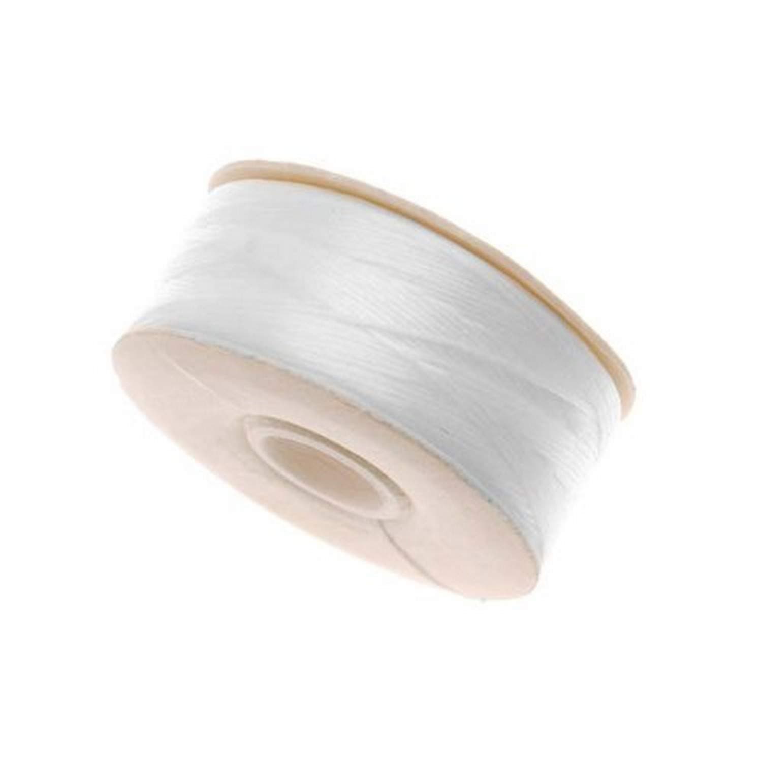 Pentel 64-Yard NYMO Nylon Beading Thread Size D for Delica Beads, White