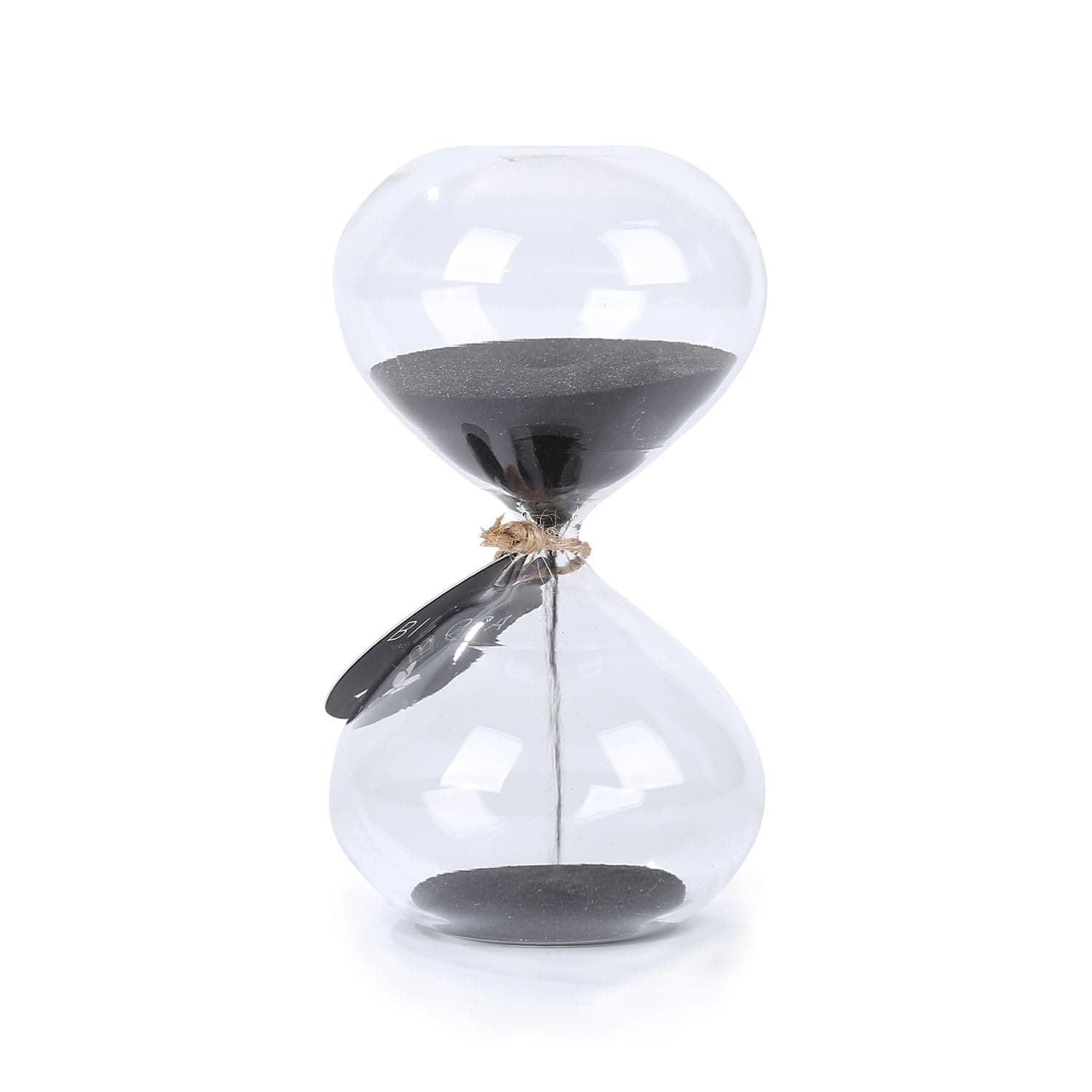 Swisselite Puff Sand Timer, Hourglass Sand Timers, Inspired Glass for Home, Desk, Office Decor