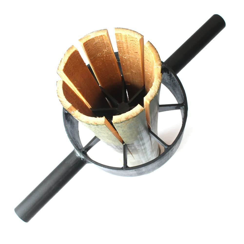 Bamboo Splitter 8 Cut;Made of Steel.A Tool for Dividing Bamboo Into 8 Pieces Evenly (large Size 8Cuts)
