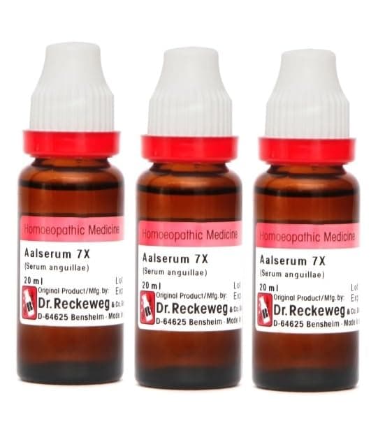 Aalserum 7x 20ml (Pack Of 3) Dr. Reckeweg