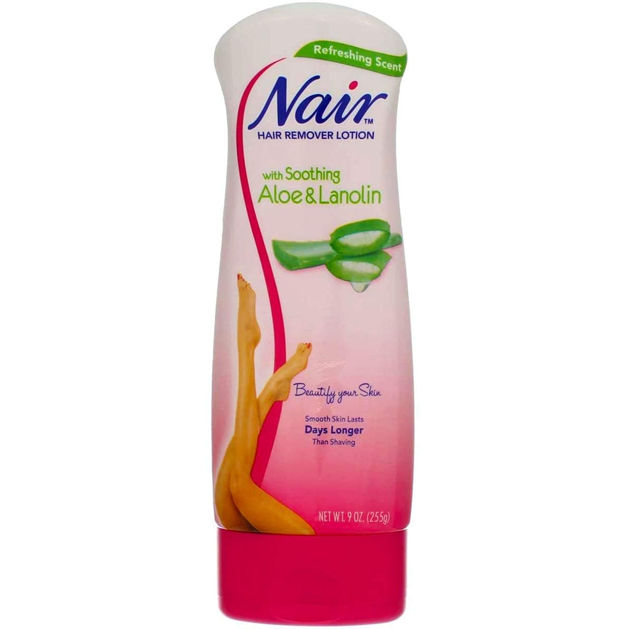 Nair Body Hair Remover - Aloe and Lanolin - 9 oz- 2 units.