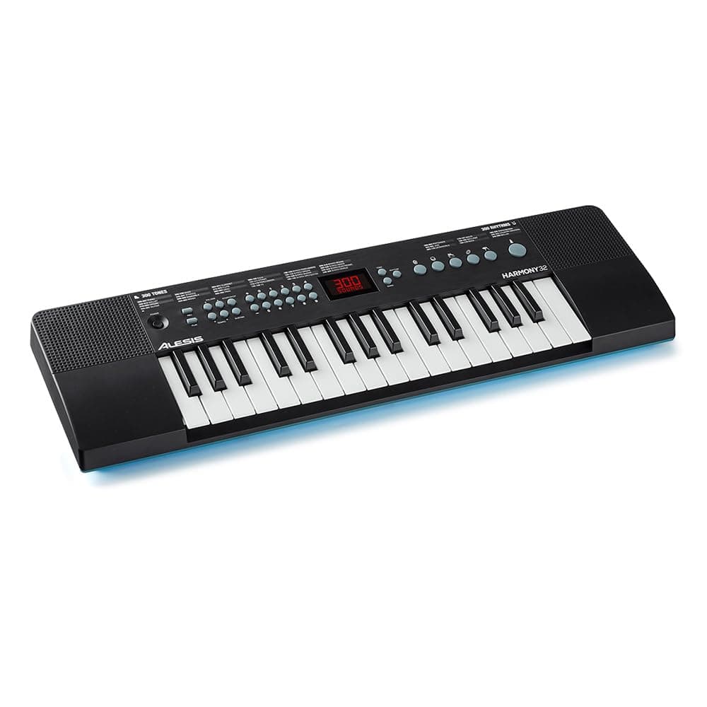 Alesis Harmony 32 32-Key Portable Keyboard With Built-In Speakers, Black (HARMONY32)